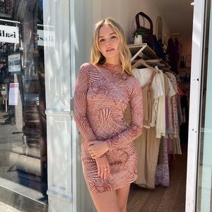 Find Me Now Ammonite Mini BodyCon Dress